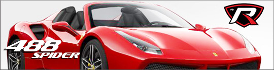 Ferrari 488 Spider Carbon Fiber Parts