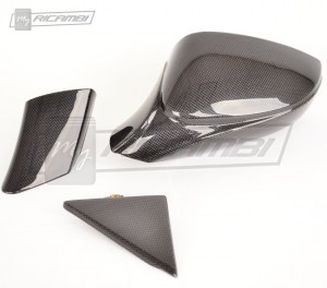Ferrari 488 GTB and Ferrari 488 Spider Carbon Fiber Mirrors and Exterior Door Corners