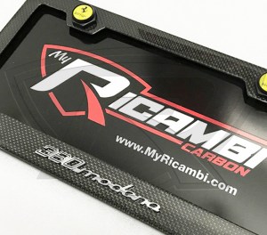 Ferrari 360 Modena Carbon Fiber License Plate Frame 