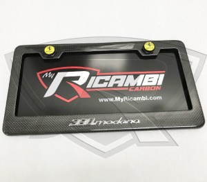 Ferrari 360 Modena Carbon Fiber License Plate Frame 