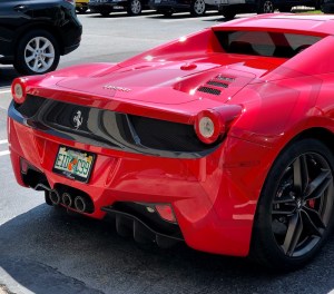 Ferrari 458 Carbon Fiber rear bumper cover