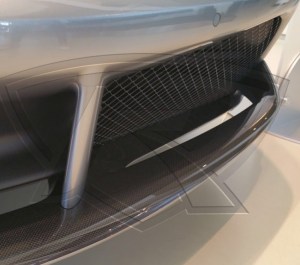 Ferrari 488 GTB and Ferrari 488 Spider Carbon Fiber Front Spoiler Cover (Like OEM)