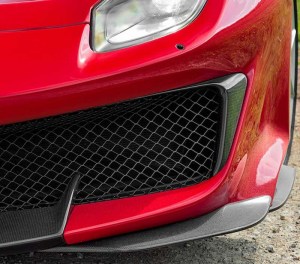 488 Pista - OEM Carbon Fiber Lateral Spoiler Kit - Front Bumper