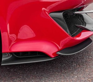 488 Pista - OEM Carbon Fiber Lateral Spoiler Kit - Front Bumper
