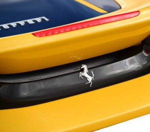 Ferrari 488 Pista OEM Carbon Fiber Rear Bumper Strip