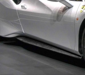 Ferrari 488 Pista Carbon Fiber Side Skirts (Underdoor Kit)