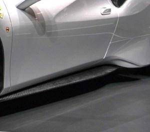 Ferrari 488 Pista Carbon Fiber Side Skirts (Underdoor Kit)