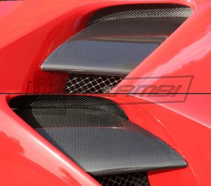 Ferrari 488 GTB and Ferrari 488 Spider Side Air Intake Fins