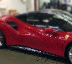 Ferrari 488 Carbon Fiber Side Skirts