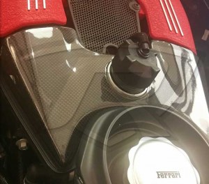 Ferrari 488 Carbon Fiber Water Tank Cover