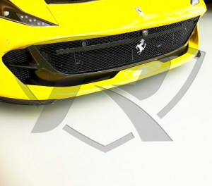 Ferrari 812 Superfast Carbon Fiber Front Bumper Central Aero Insert