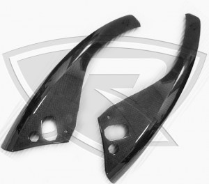 Ferrari 812 Superfast Carbon Fiber Front Lower Bumper Aero Inserts (Pair)