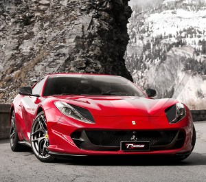 Ferrari 812 Superfast Carbon Fiber Headlight Surrounds