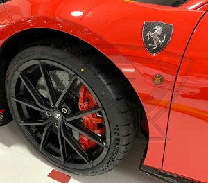 Ferrari 488 GTB and 488 Spider Carbon Fiber Fender Shields
