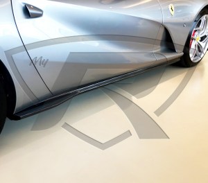 812 Superfast Carbon Fiber Rear Side Skirts Covers