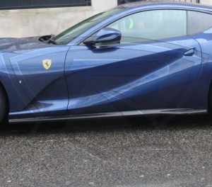 812 Superfast Carbon Fiber Rear Side Skirts Covers