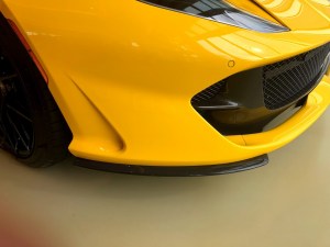 Ferrari 812 Superfast Carbon Fiber Front Lower Bumper Aero Inserts (Pair)