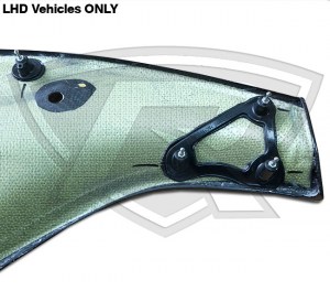 Genuine Ferrari 488 Carbon Fiber Door Panels for RHD Cars (OEM PRODUCT)