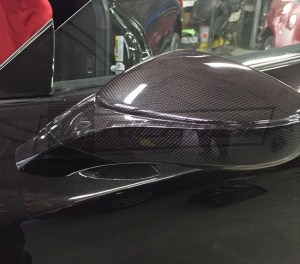 Ferrari 488 GTB and Ferrari 488 Spider Carbon Fiber Mirrors and Exterior Door Corners