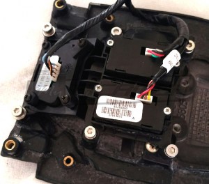 458 Carbon Fiber Center Console Hazard Panel