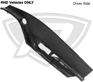 Genuine Ferrari 488 Carbon Fiber Door Panels for RHD Cars (OEM PRODUCT)