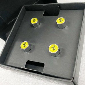 Yellow Hexagonal Valve Stems (All Ferrari)