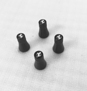 Black GT Conical Valve Stems (black Top)