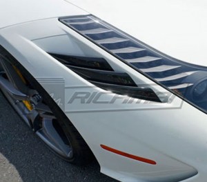 Ferrari 458 Speciale Carbon Fiber Bumper Air Outlet Fins