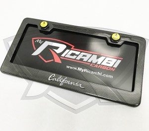 Ferrari California Carbon Fiber License Plate Frame 