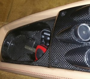 Ferrari 458 Carbon Fiber Cup Holder