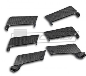 Ferrari 458 Speciale Carbon Fiber Bumper Air Outlet Fins
