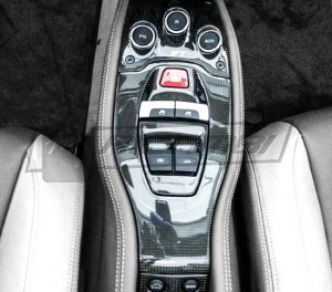 Carbon Fiber Surround For Power Rear Screen