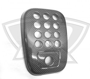 Ferrari 488 Carbon Fiber Fog Light Cover (with Rear View Camera)