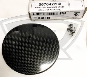 Ferrari 458 Fuel Door in Carbon Fiber