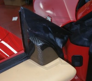 Carbon Fiber Inner Triangle Trim