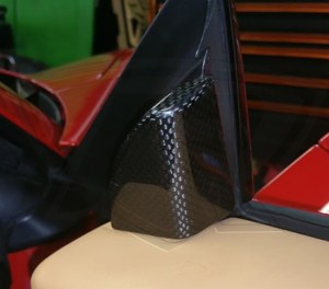 Carbon Fiber Inner Triangle Trim