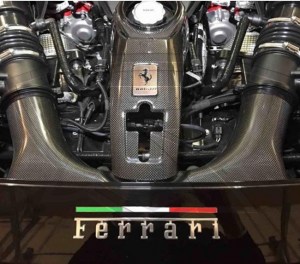 Ferrari Italian Badge Flag p/n 84706300