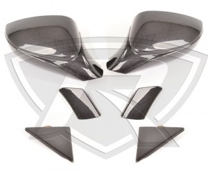 Ferrari 488 GTB and Ferrari 488 Spider Carbon Fiber Mirrors and Exterior Door Corners