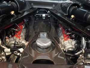 SF90 Stradale and Spider Carbon Fiber oil Tank Cover