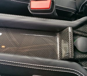 458 Italia Carbon Fiber Rear Storage Tray