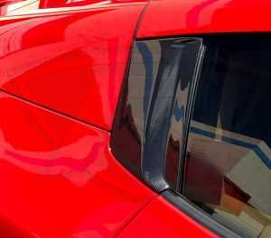 Carbon Fiber Exterior Pillar Covers